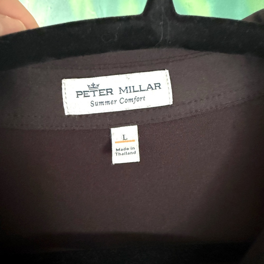 Peter Millar Golf Polo Solid Black - image 4